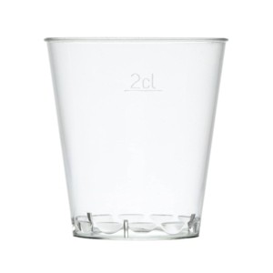 Disposable Plastic Shot Glasses Clear 1oz