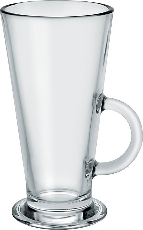 Conic Latte Glass 280ml 9.75oz 