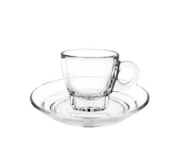 Ocean Caffe Premio Espresso Glass Cups 2.5oz / 70ml