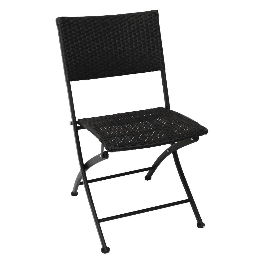 Bolero Wicker Folding Chair Set