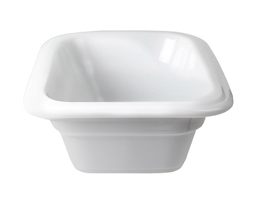 Ceramic White Gastronorm Dish GN 1/6 100mm Deep
