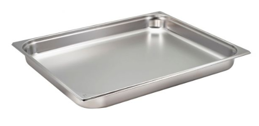 Stainless Steel Gastronorm Pan 2/1 - 65mm Deep