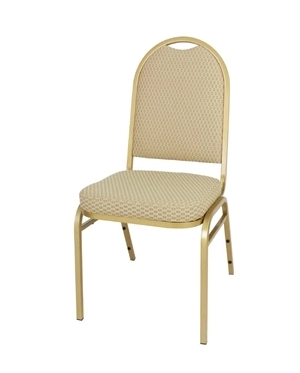 Bolero Steel Banquet Chairs with Neutral Cloth