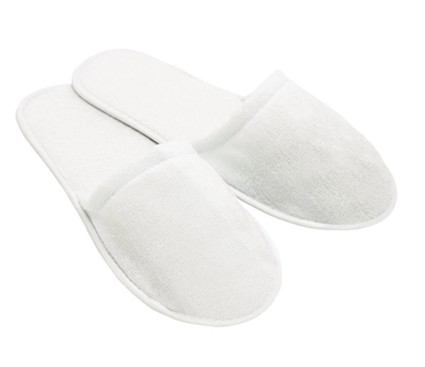 Mitre Essentials Closed Toe Slippers White