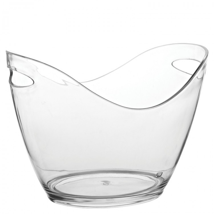 Small Champagne Bucket Clear 27cm