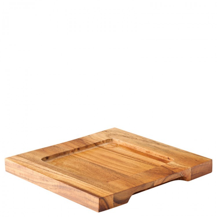 Square Wood Board 19cm