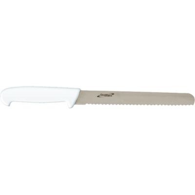 Genware Colour Coded Slicing Knife White 30.5cm