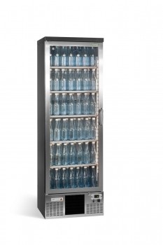 Gamko MG2/300LGCS Upright Single Glass Door Bottle Cooler