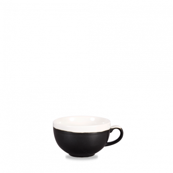 Churchill Monochrome Cappuccino Cup Onyx Black 22.7cl 