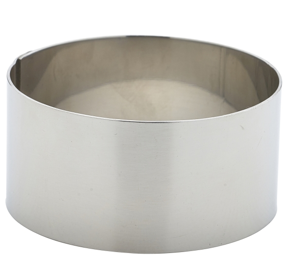 Stainless Steel Mousse Ring 7 x 3.5cm