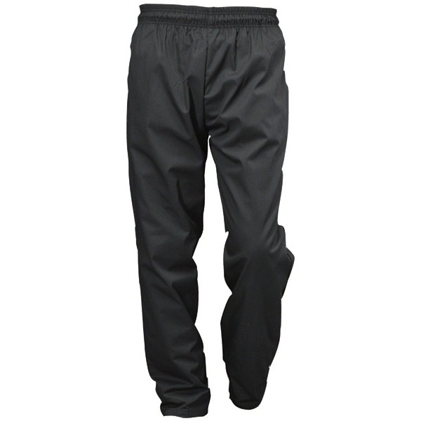 Genware Black Baggies Chefs Trousers - Poly Cotton Baggie Catering ...