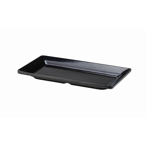Black Melamine Platter GN 1/3 32 x 17.5cm