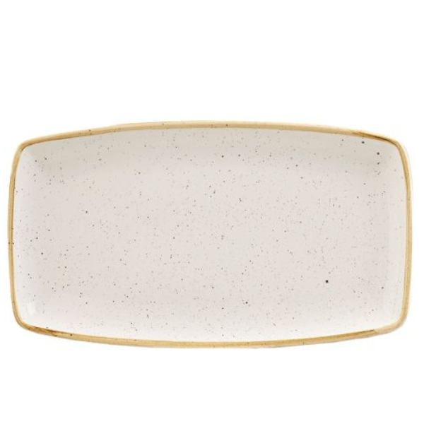 Churchill Stonecast Barley White Oblong Plate 35 x 18.5cm