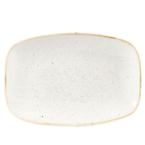 Churchill Stonecast Barley White Chefs Oblong Platter 35.5 x 24.5cm