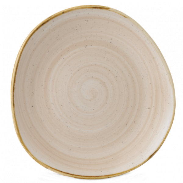 Churchill Stonecast Nutmeg Cream Organic Round Plate 18.6cm