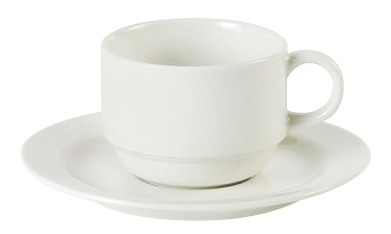 Australian Fine China Prelude Stacking Cups 18cl/6.5oz 