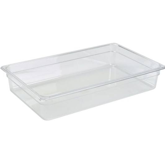 Polycarbonate Gastronorm 1/1 Pan 100mm Deep Clear