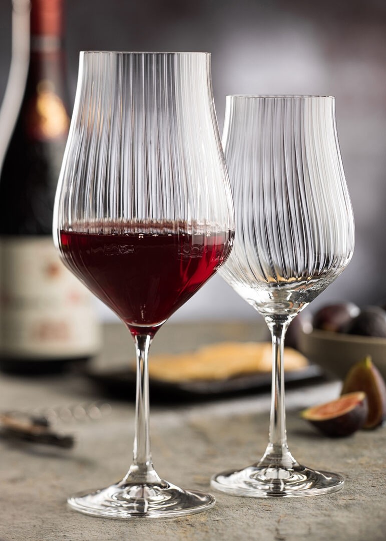 Tulipa Optic Red Wine Glasses 21oz / 60cl