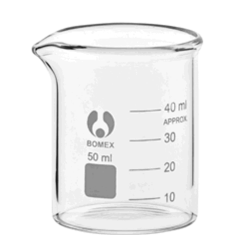 Glass Measuring Beaker 50ml 