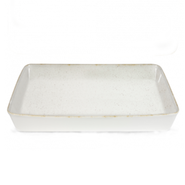 Churchill Stonecast Hints Barley White Rectangular Baking Dish 53 x 32.5cm 