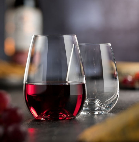 Rona Wine Solutions Stemless Bordeaux Wine Glasses 15oz / 46cl 