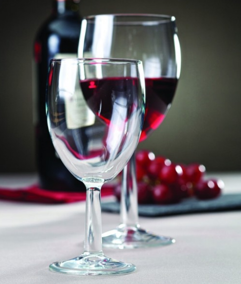 Saxon Triple Lined Wine Glasses 12oz LCE at 125ml, 175ml & 250ml 