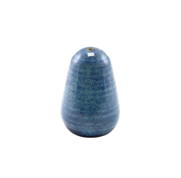 Terra Porcelain Aqua Blue Salt Shaker 