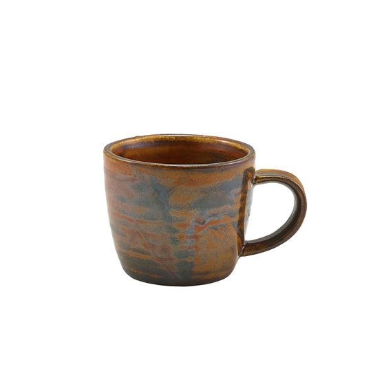 Terra Porcelain Rustic Copper Espresso Cup 3oz / 9cl