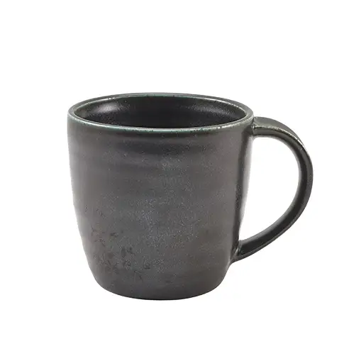 Terra Porcelain Cinder Black Mug 10.5oz / 32cl