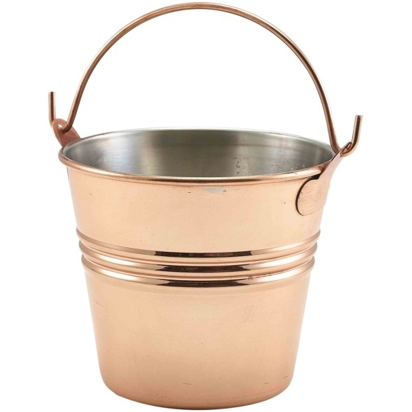 Copper Plated Serving Bucket 10 x 9cm 