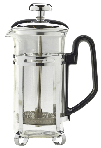 Economy Chrome Cafetiere 3 Cup 300ml