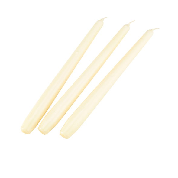 Tapered Candle 10inch Ivory 