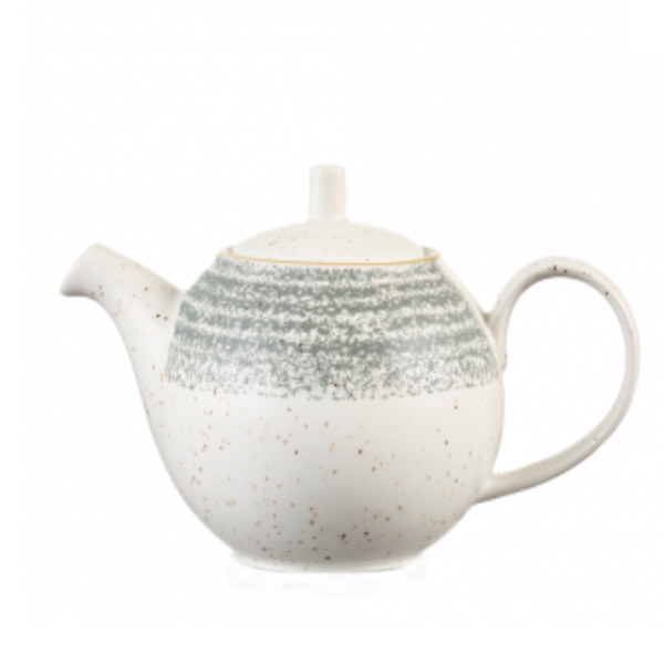 Churchill Studio Prints Homespun Tea Pot Stone Grey 42.6cl