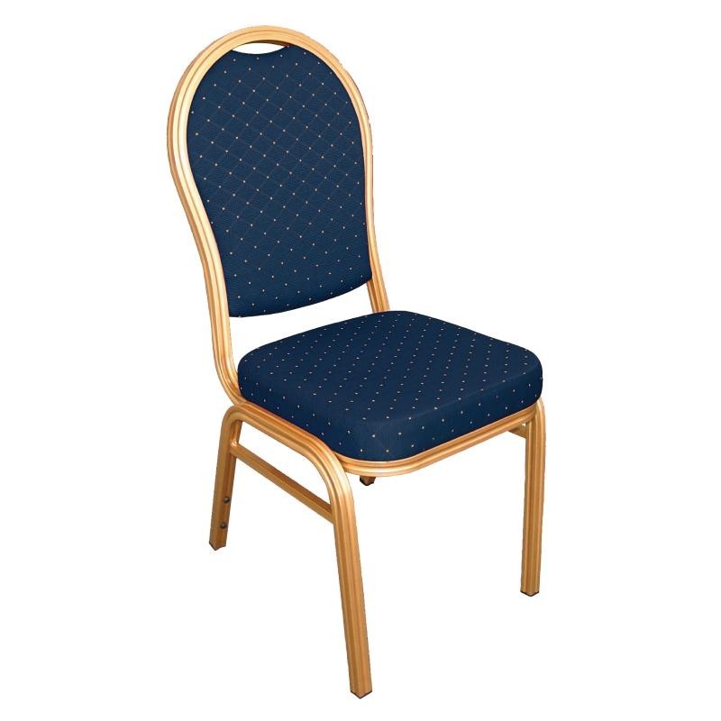 Bolero Arched Back Banquet Chairs Blue