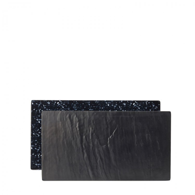 Melamine Slate / Granite Effect Reversible Platters GN 1/3 12.75inch / 32.5cm