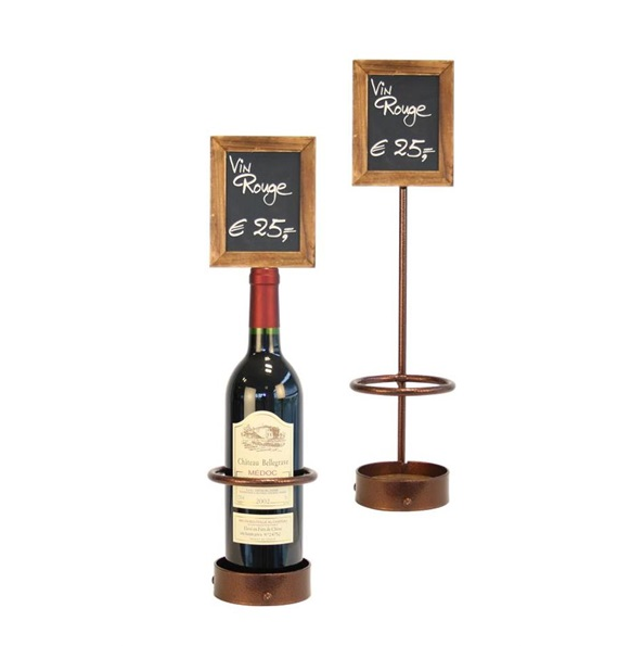 Wine Bottle Chalk Board Stand 