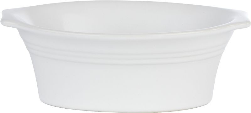 Porcelite Oval Pie Dish White 19cm
