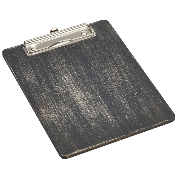 Wooden Menu Clipboard A5 Black 18.5 x 24.5 x 0.6cm