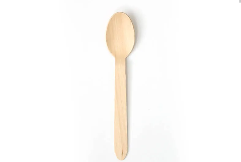 Wooden Tea Spoon 11cm - Wooden Cutlery and Skewers -MBS Wholesale