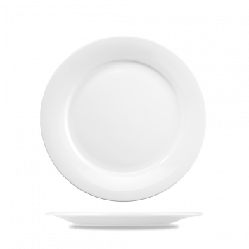Churchill Art de Cuisine Menu Porcelain Mid Rim Plate 22.8cm 
