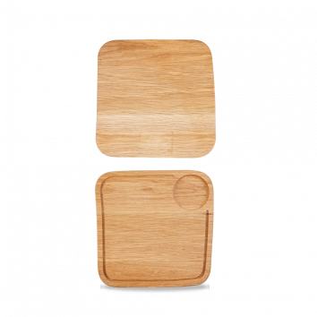 Art de Cuisine Medium Square Oak Board 25.5 x 25.5cm