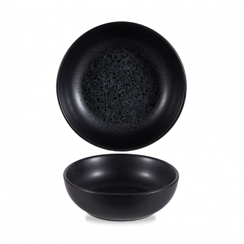 Churchill Art de Cuisine Caldera Ash Black Bowl 16.9oz / 48cl 