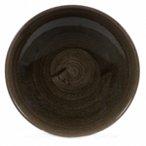 Churchill Stonecast Patina Iron Black Coupe Bowl 18.2cm