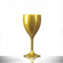Elite Premium Polycarbonate Wine Glasses Gold 9oz / 255ml 