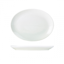 Genware Porcelain Oval Plates 31cm
