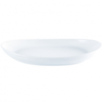 Porcelite White Oval Bistro Platter 12inch / 30cm   