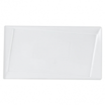 Porcelite WhiteTwist Rectangular Platter 12.5 x 7inch / 32.5cm x 17.5cm  