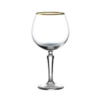 Speakeasy Gin Cocktail Glasses with Gold Rim 20.5oz / 58cl 