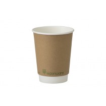 Compostable Double Wall Kraft Cup 8oz / 230ml