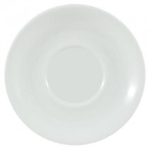 Porcelite White Large Saucers 6.25inch / 16cm 
